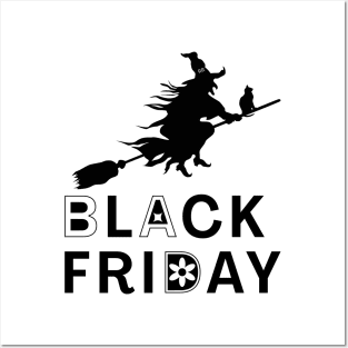 BLACK FRIDAY BLACK CAT Posters and Art